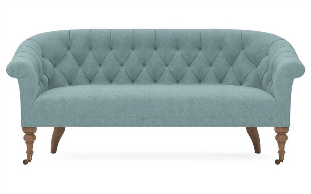 Nanette Raindrop Velvet Loveseat - 66"|