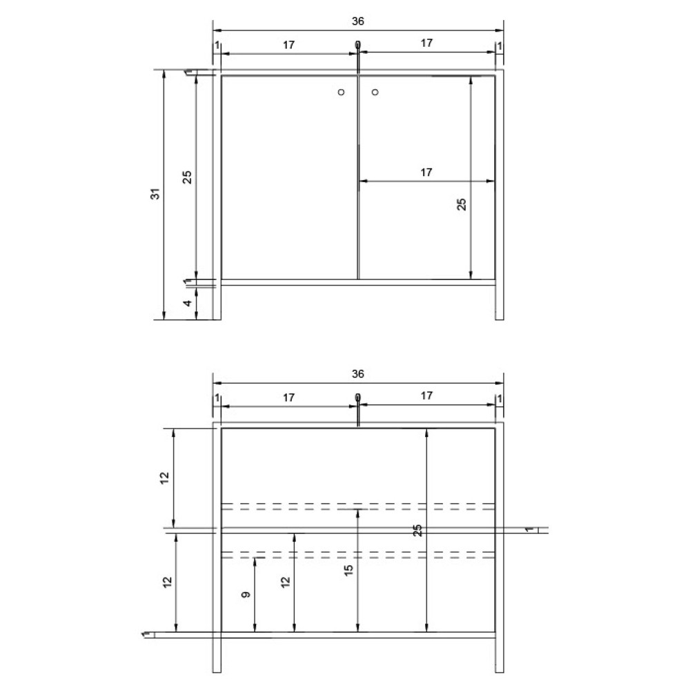 Delwyn Modern Classic Textured Metallic Oak Wood Cabinet|