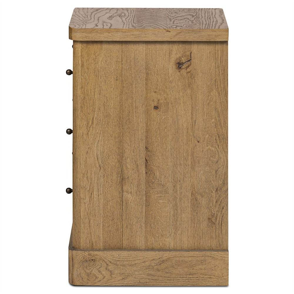 Diego Updated Traditional Honey Brown Oak Double Dresser|