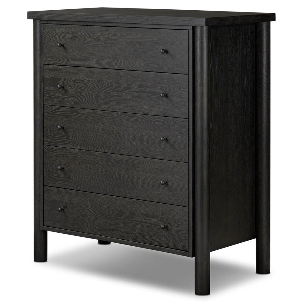 black wood tall dresser Four Hands Fiona Tall Dresser