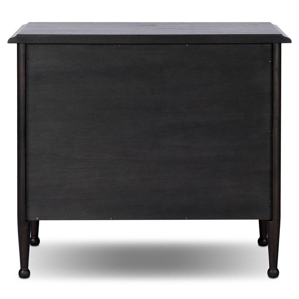 Eloise Smoked Black Mindi Nightstand|