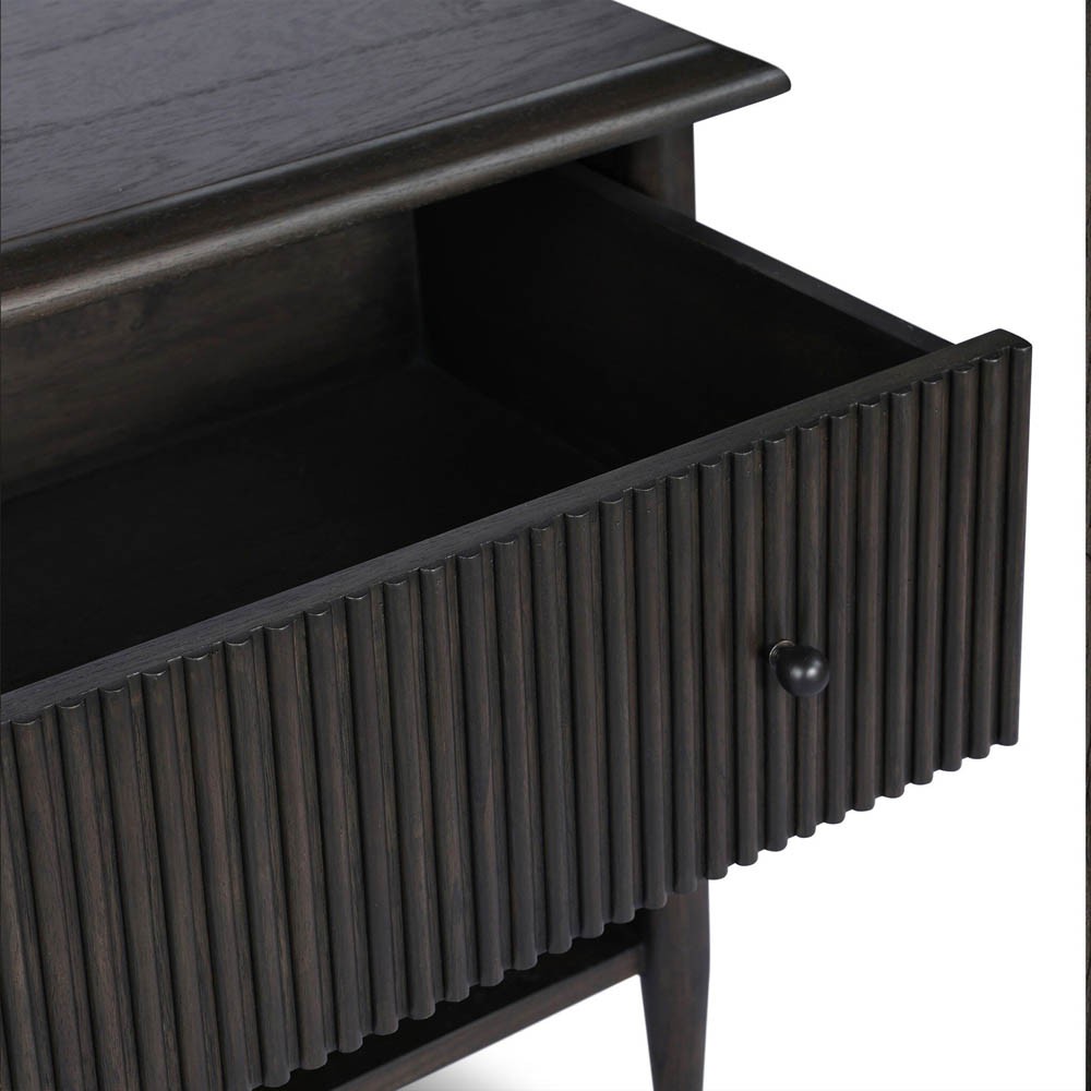 Eloise Smoked Black Mindi Nightstand|