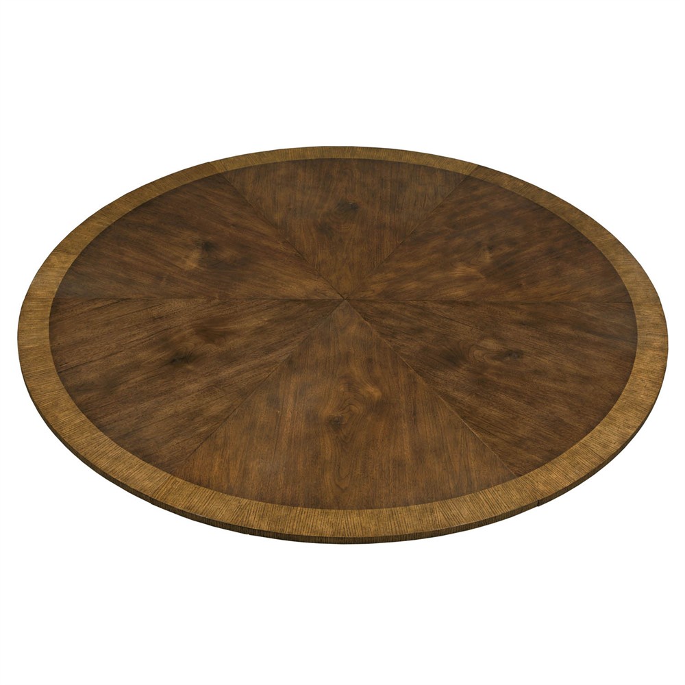 Sundrift Updated Traditional Kona Wood Jupe Extendable Dining Table - 66-85"|
