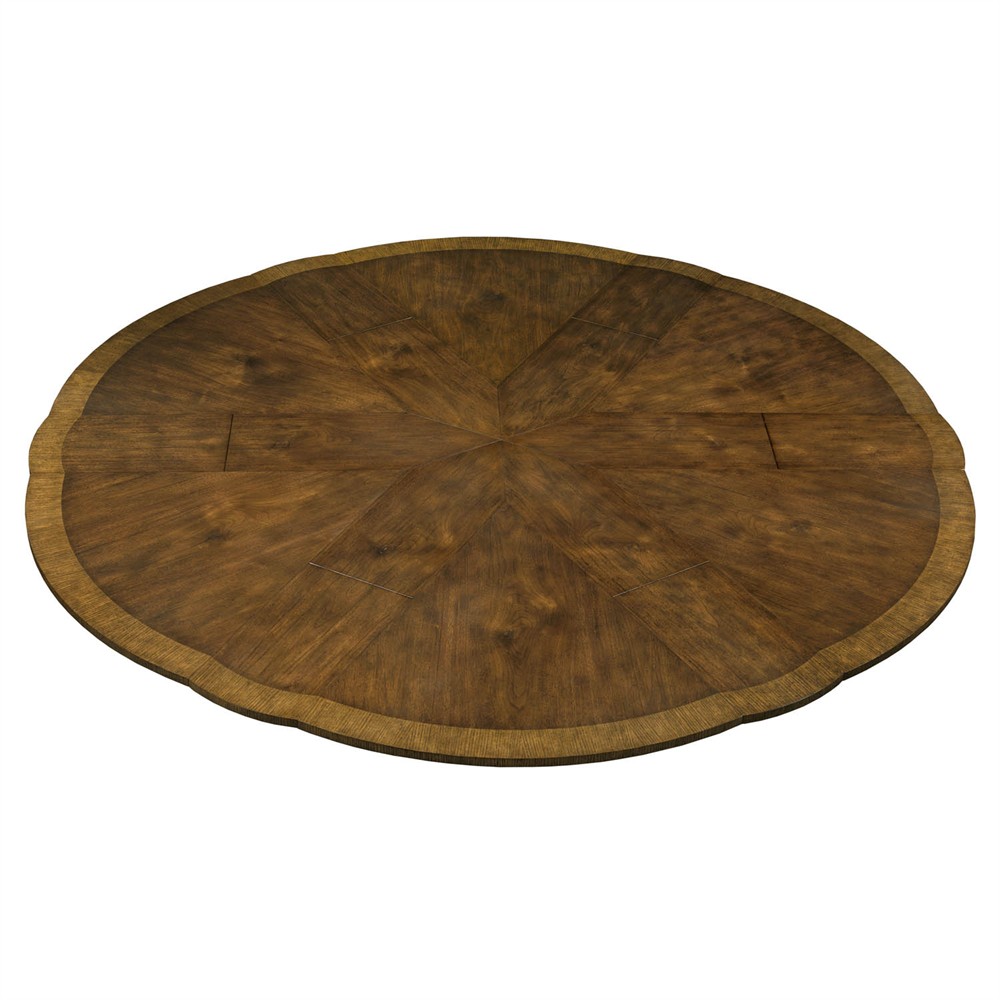 Sundrift Updated Traditional Kona Wood Jupe Extendable Dining Table - 66-85"|