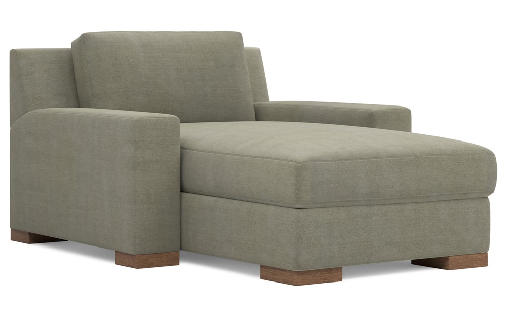 Henri Tuscan Hills Velvet Chaise|