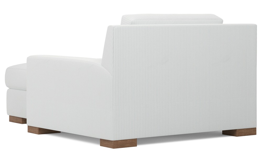 Henri Peppercorn Stripe Chaise|