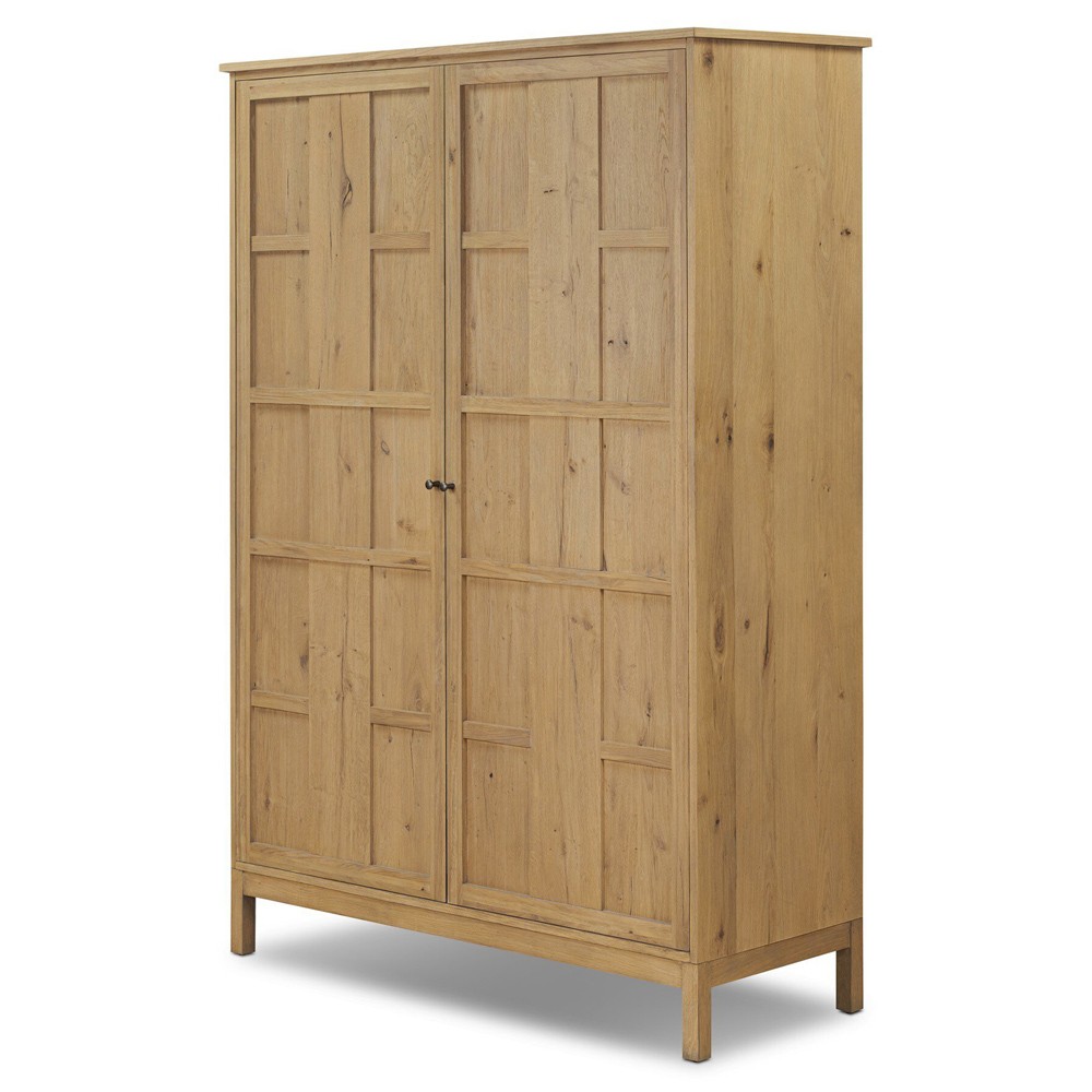Constance Rustic Lodge Natural Oak Cabinet|