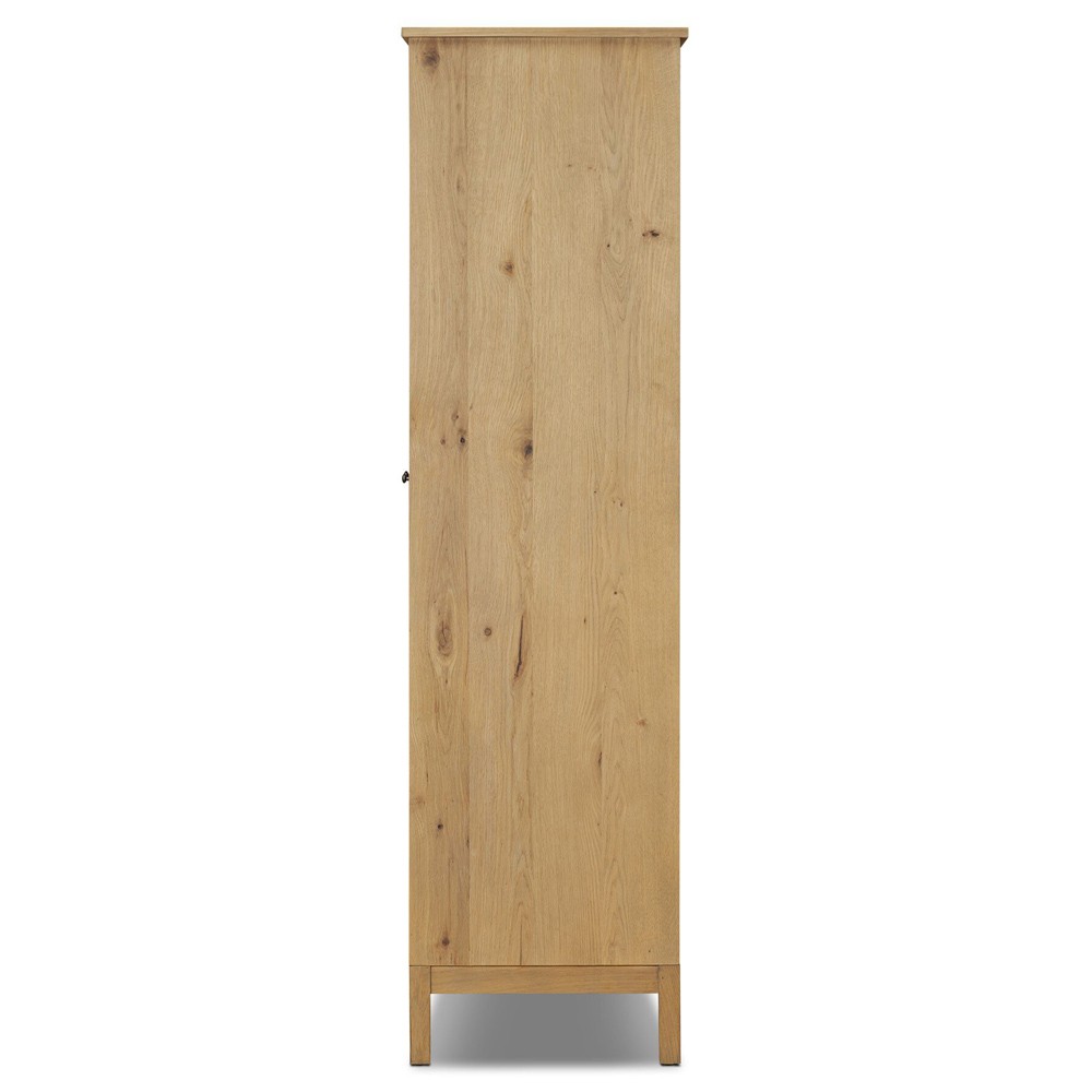 Constance Rustic Lodge Natural Oak Cabinet|