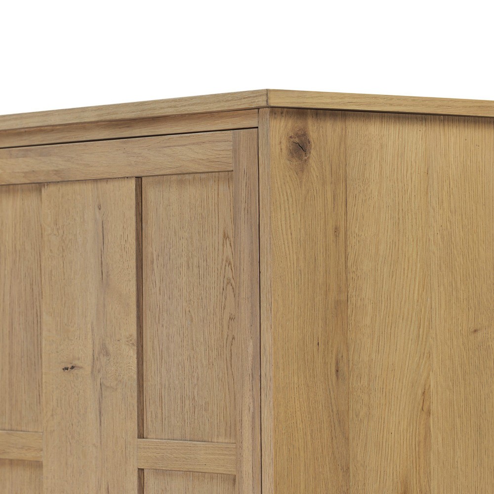 Constance Rustic Lodge Natural Oak Cabinet|