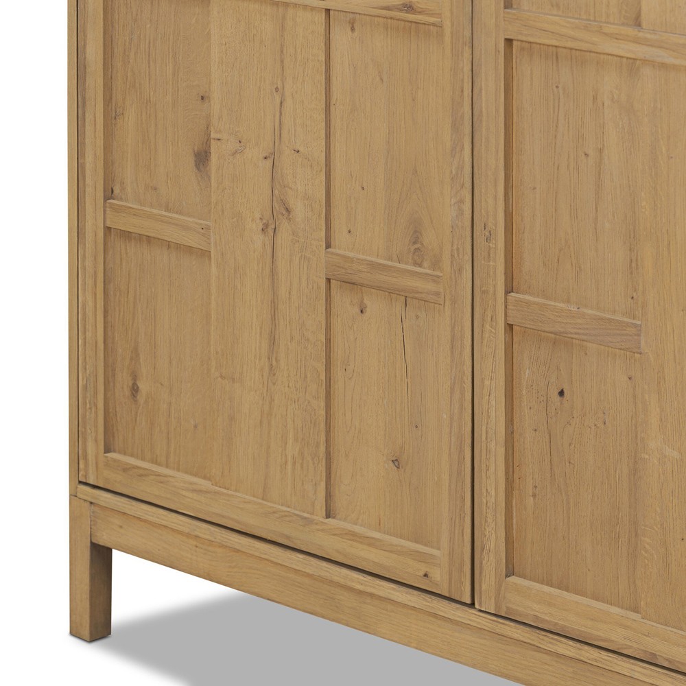 Constance Rustic Lodge Natural Oak Cabinet|