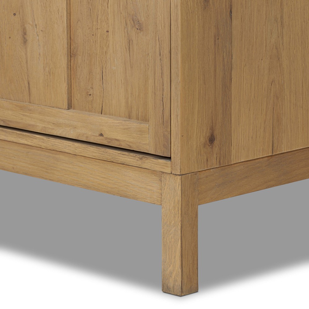 Constance Rustic Lodge Natural Oak Cabinet|