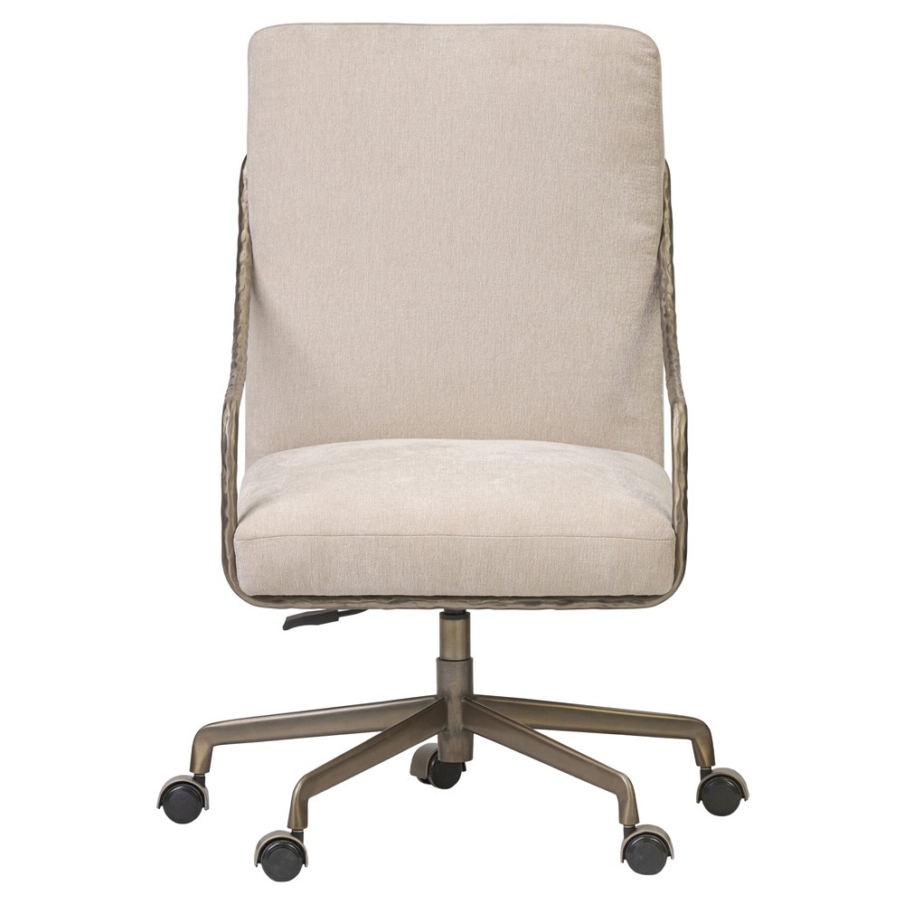 Alonzo Modern Classic Cream Office Desk Chair |