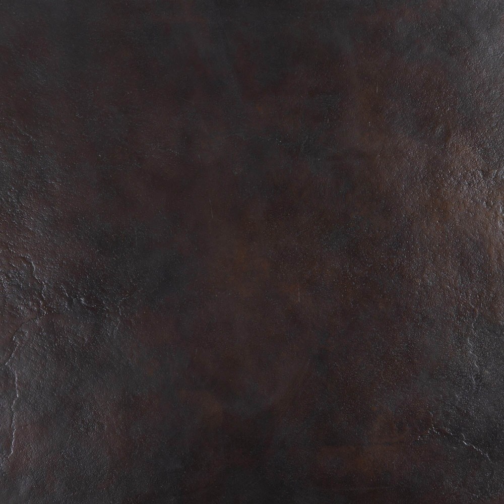 Amato Modern Classic Antique Rust Aluminum Oval Outdoor Dining Table - 72"|