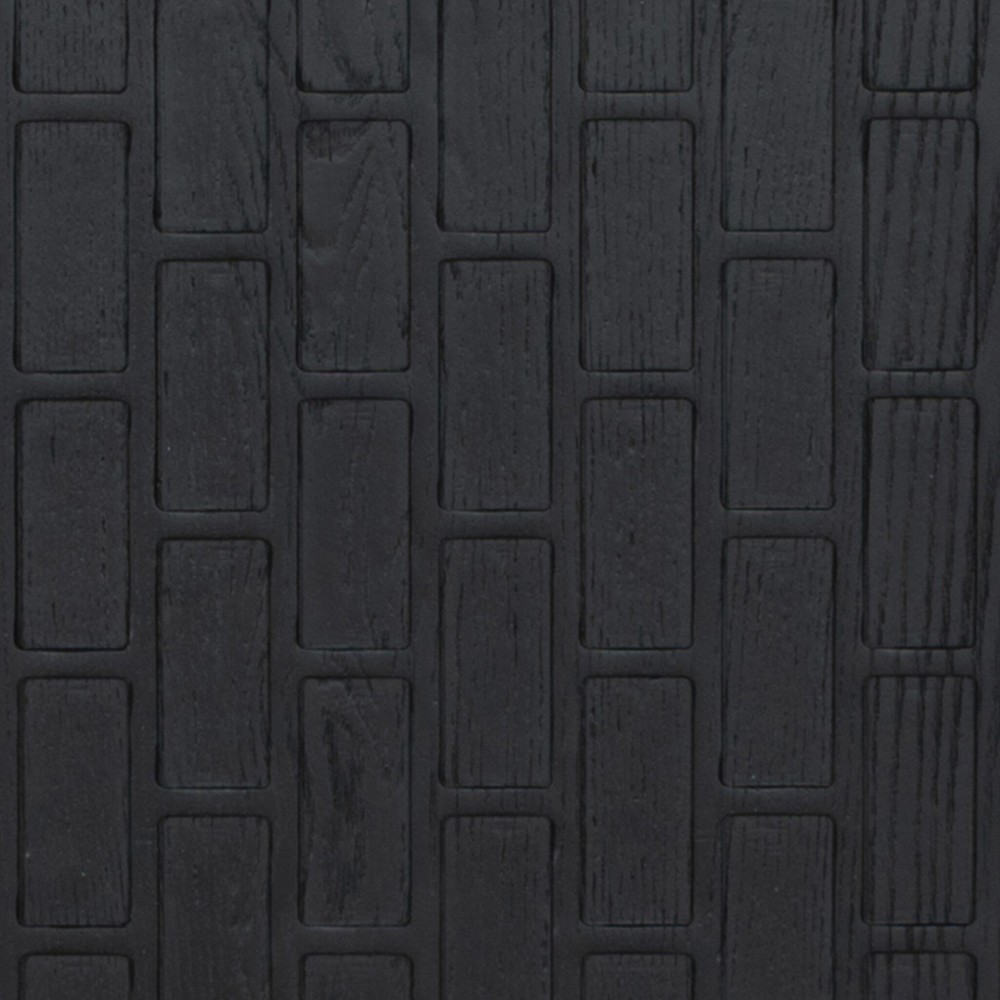 Asbury Rustic Lodge Black Oak Media Console - 72"|