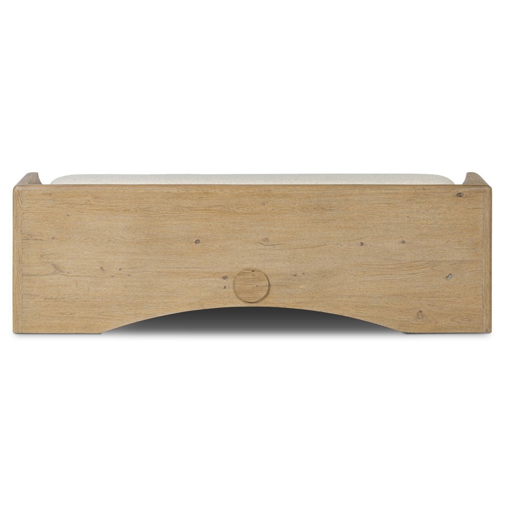 Balon Modern Classic Cream Boucle Performance Storage Bench|