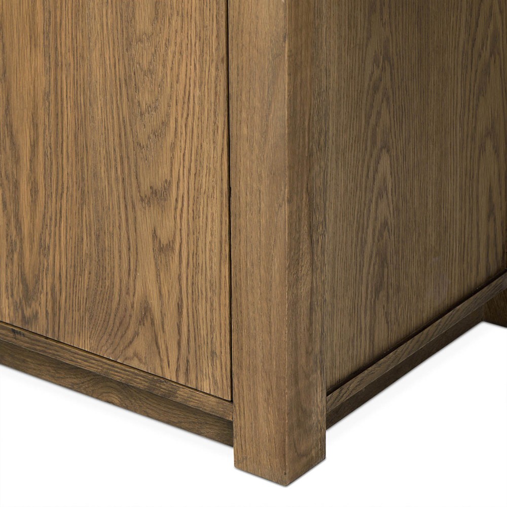 Bedford Rustic Lodge Natural Oak Bookcase|