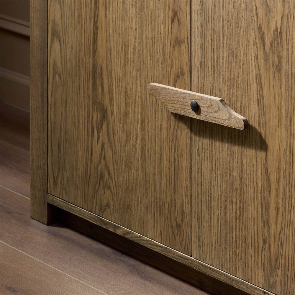 Bedford Rustic Lodge Natural Oak Bookcase|