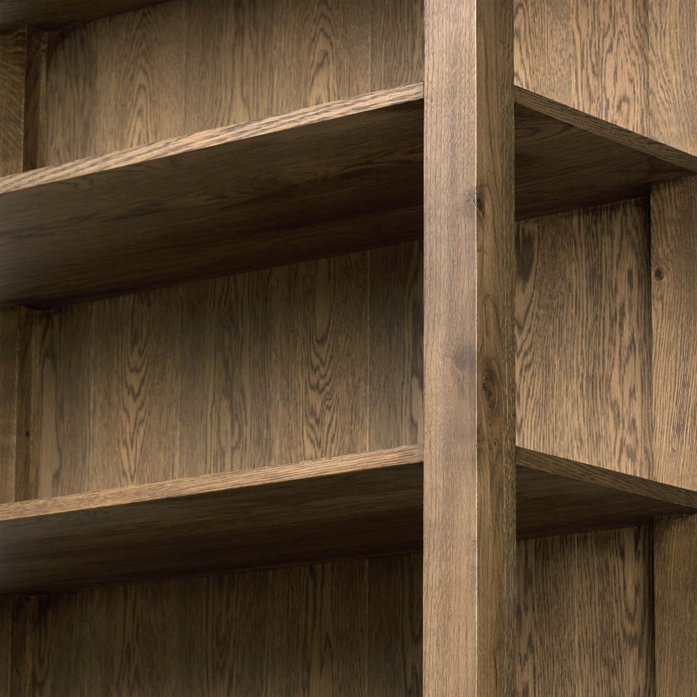 Bedford Rustic Lodge Natural Oak Bookcase|