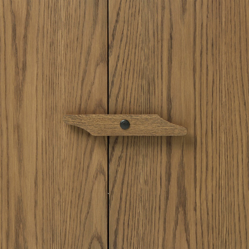 Bedford Rustic Lodge Natural Oak Bookcase|