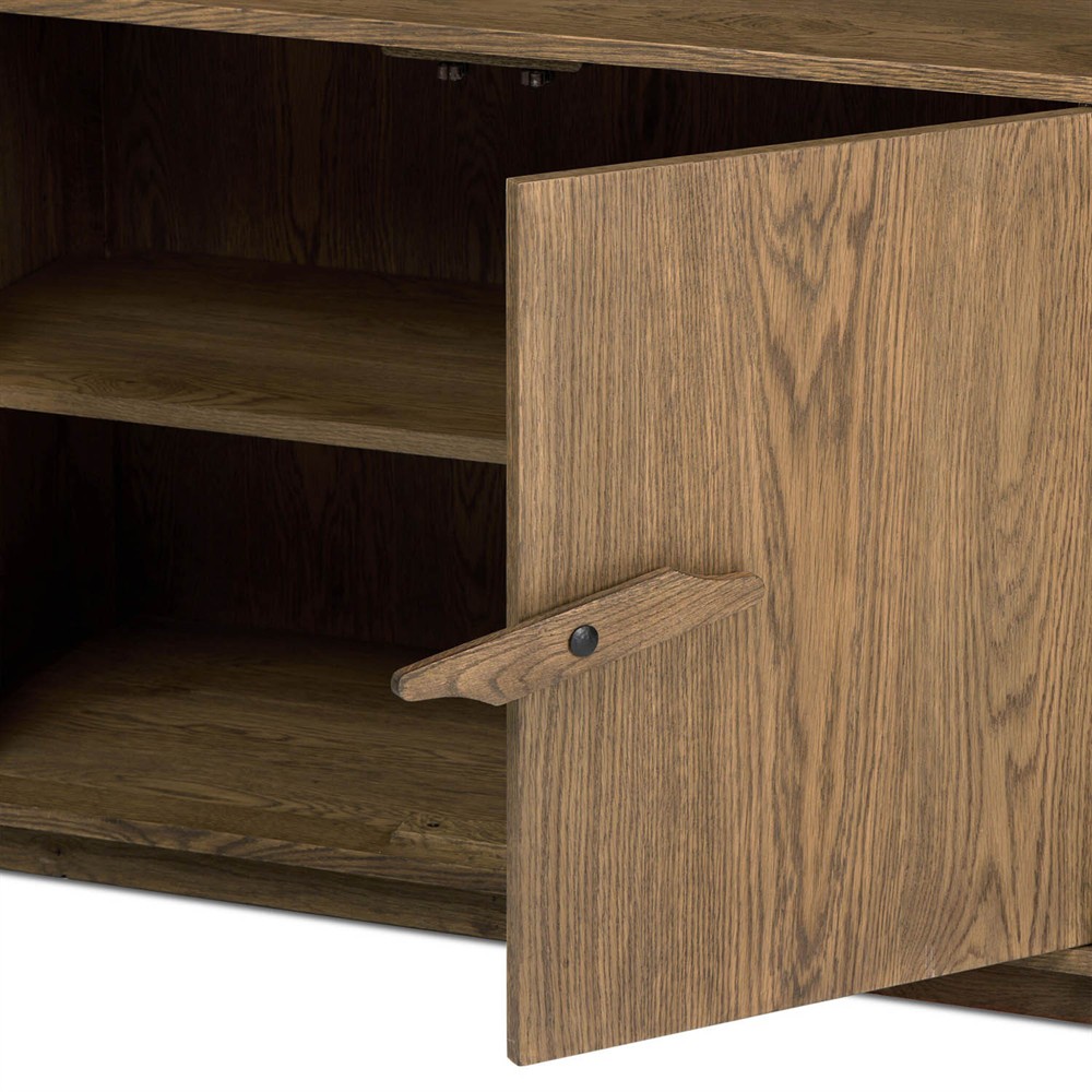 Bedford Rustic Lodge Natural Oak Bookcase|