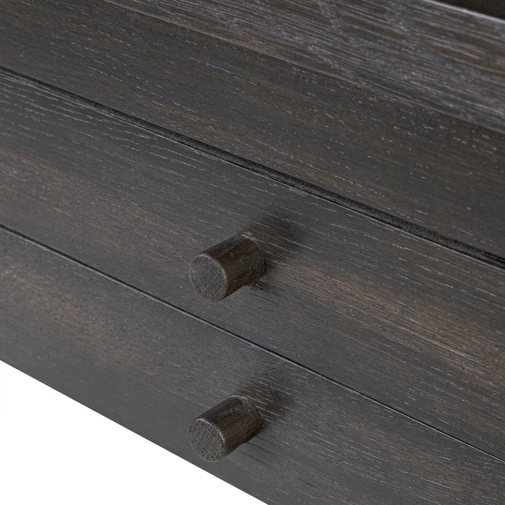 Lalaine Modern Classic Black Oak Desk|