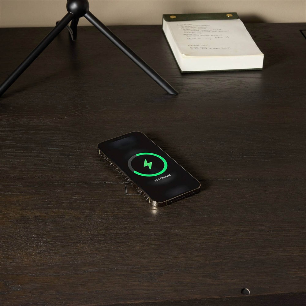 Lalaine Modern Classic Black Oak Desk|