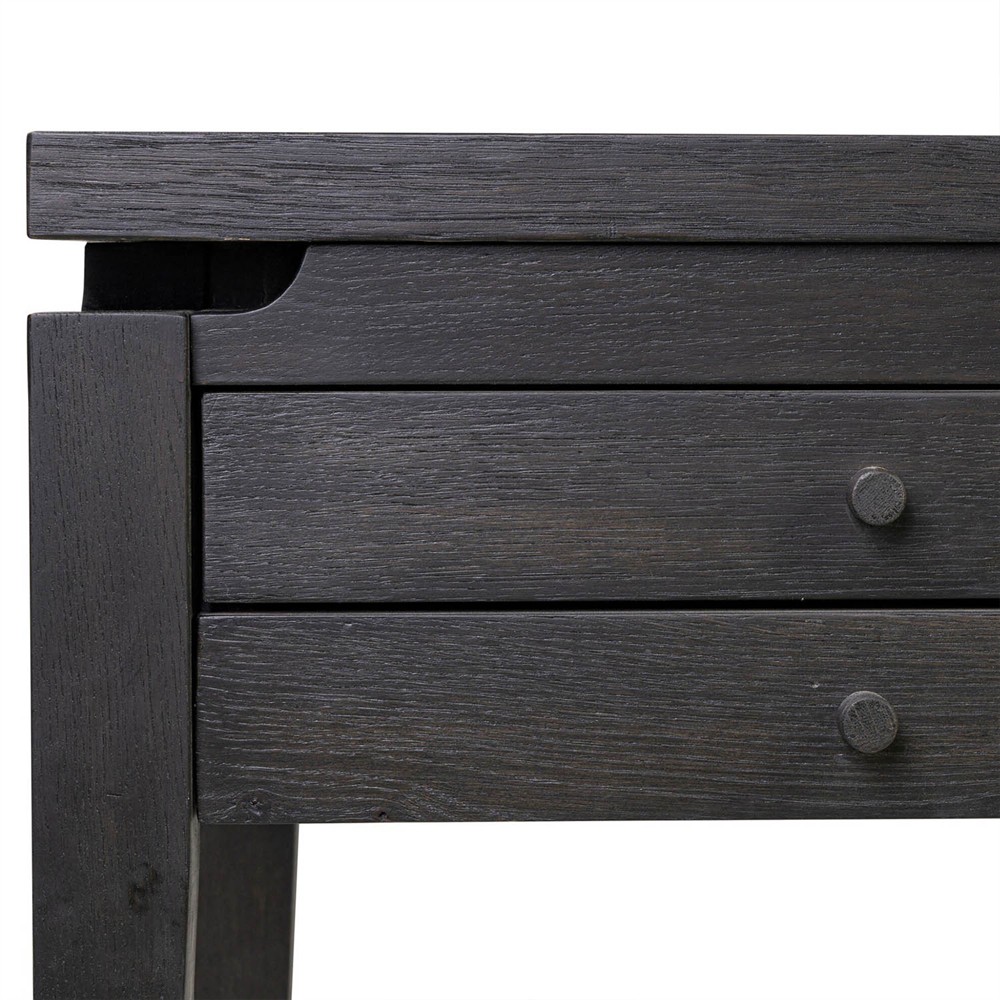 Lalaine Modern Classic Black Oak Desk|