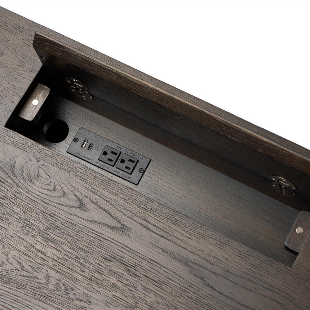 Lalaine Modern Classic Black Oak Desk|