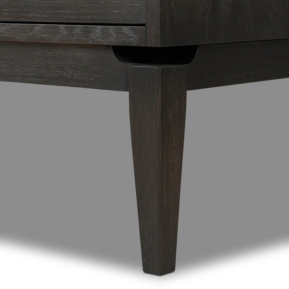Lalaine Modern Classic Black Oak Media Console - 84"|