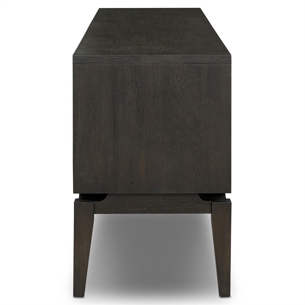Lalaine Modern Classic Black Oak Media Console - 84"|