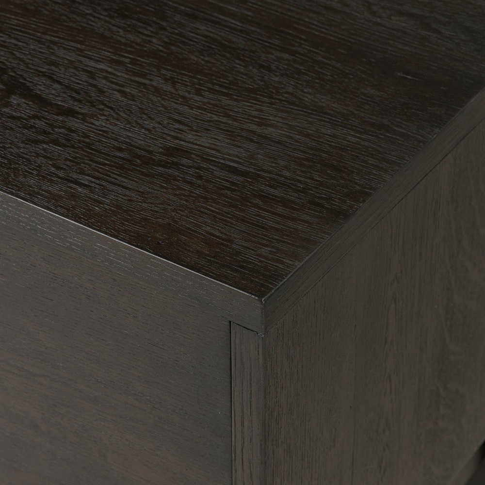 Lalaine Modern Classic Black Oak Media Console - 84"|