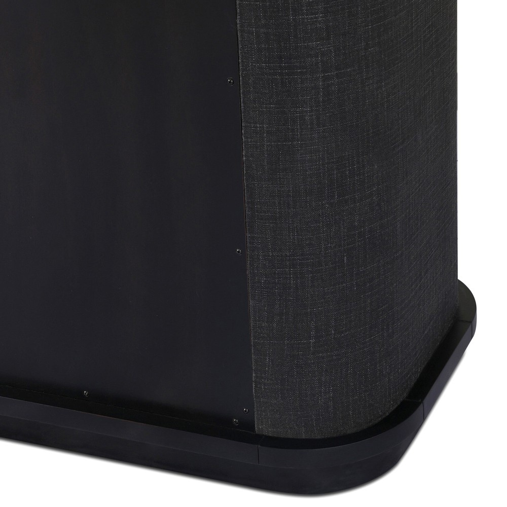 Berlin Modern Classic Black Painted Linen Cabinet|