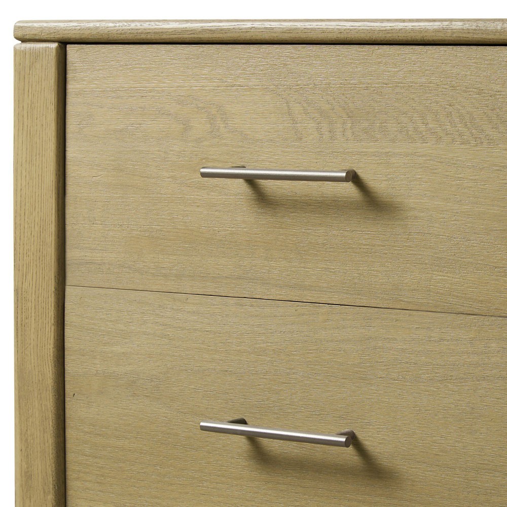 Blake Modern Classic Light Wash Wood Media Console - 80"|