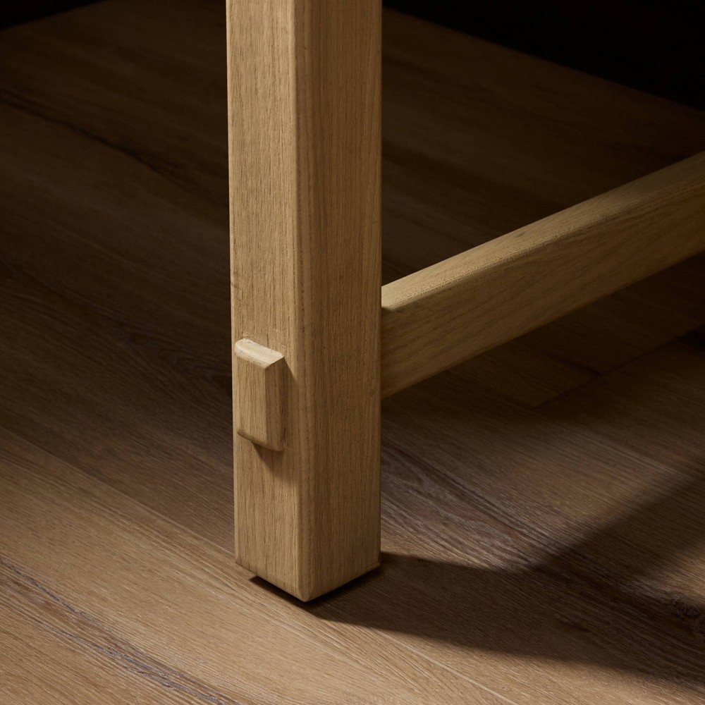 Blake Modern Classic Light Wash Wood Writing Desk|