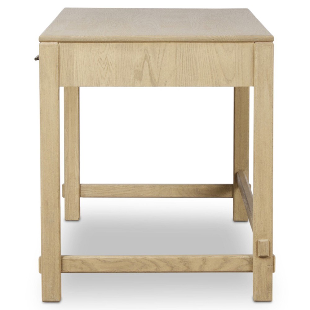 Blake Modern Classic Light Wash Wood Writing Desk|
