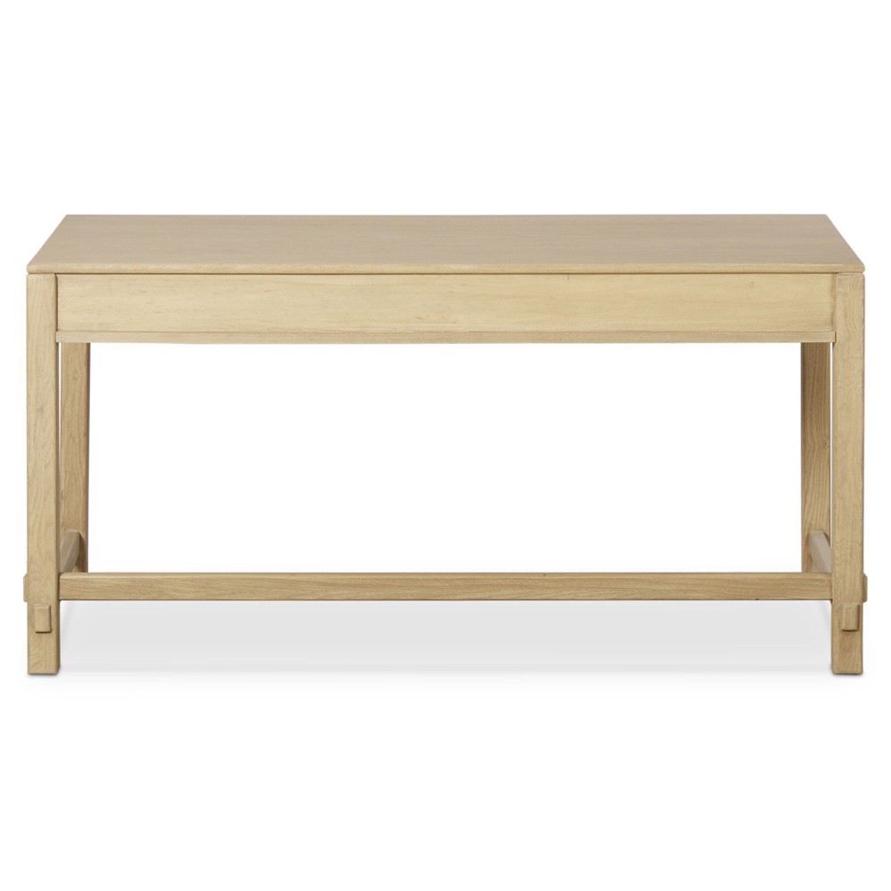 Blake Modern Classic Light Wash Wood Writing Desk|