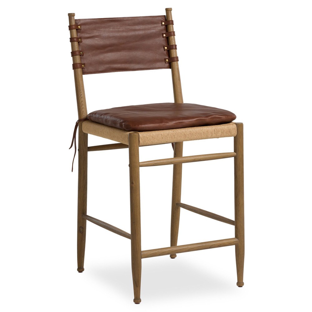 Brielle Dulane Mahogany Smoked Grey Oak Counter|