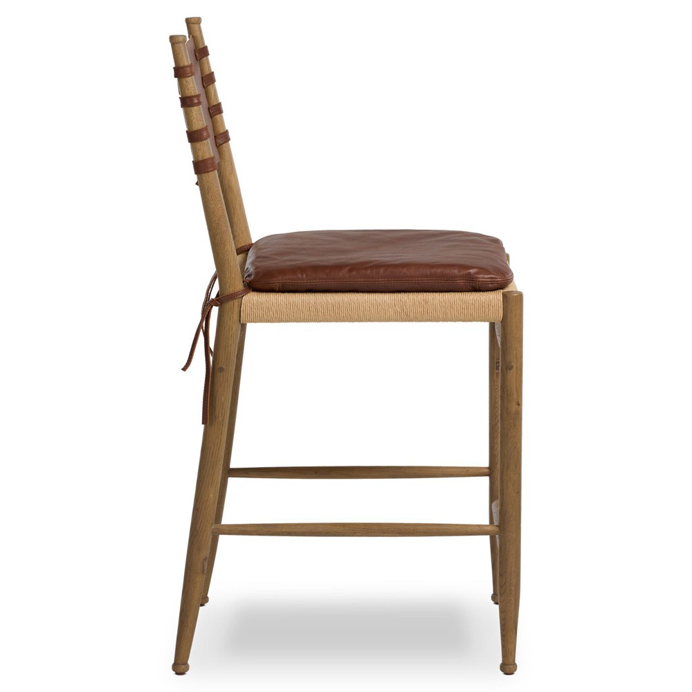 Brielle Dulane Mahogany Smoked Grey Oak Counter|