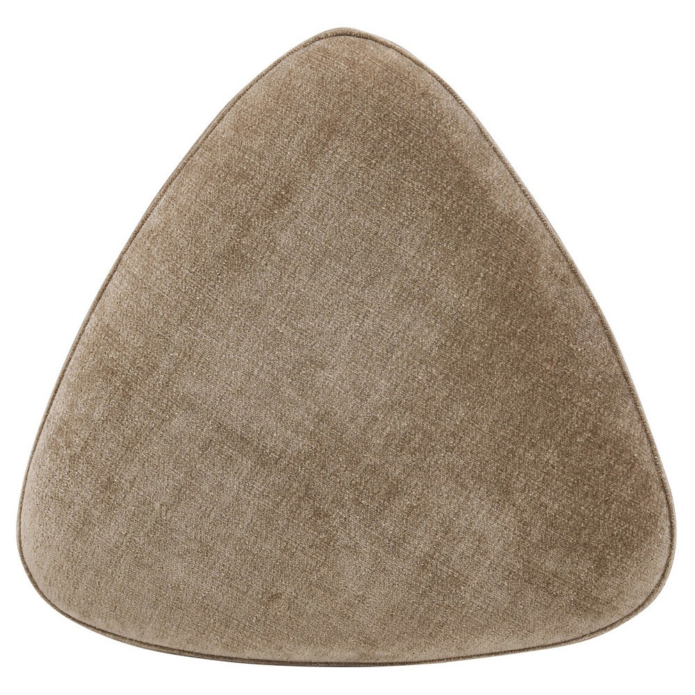 Deenie Modern Classic Brown Velvet Ottoman|