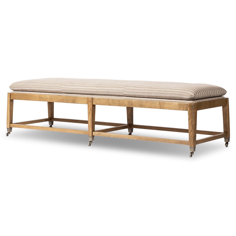Eleanor Rodin Sand Stripe Accent Bench|