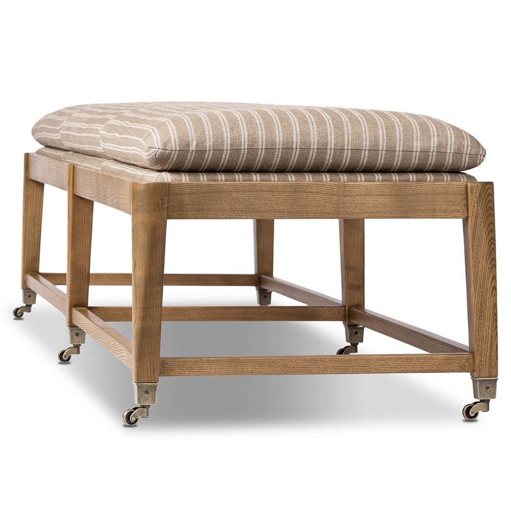 Eleanor Rodin Sand Stripe Accent Bench|