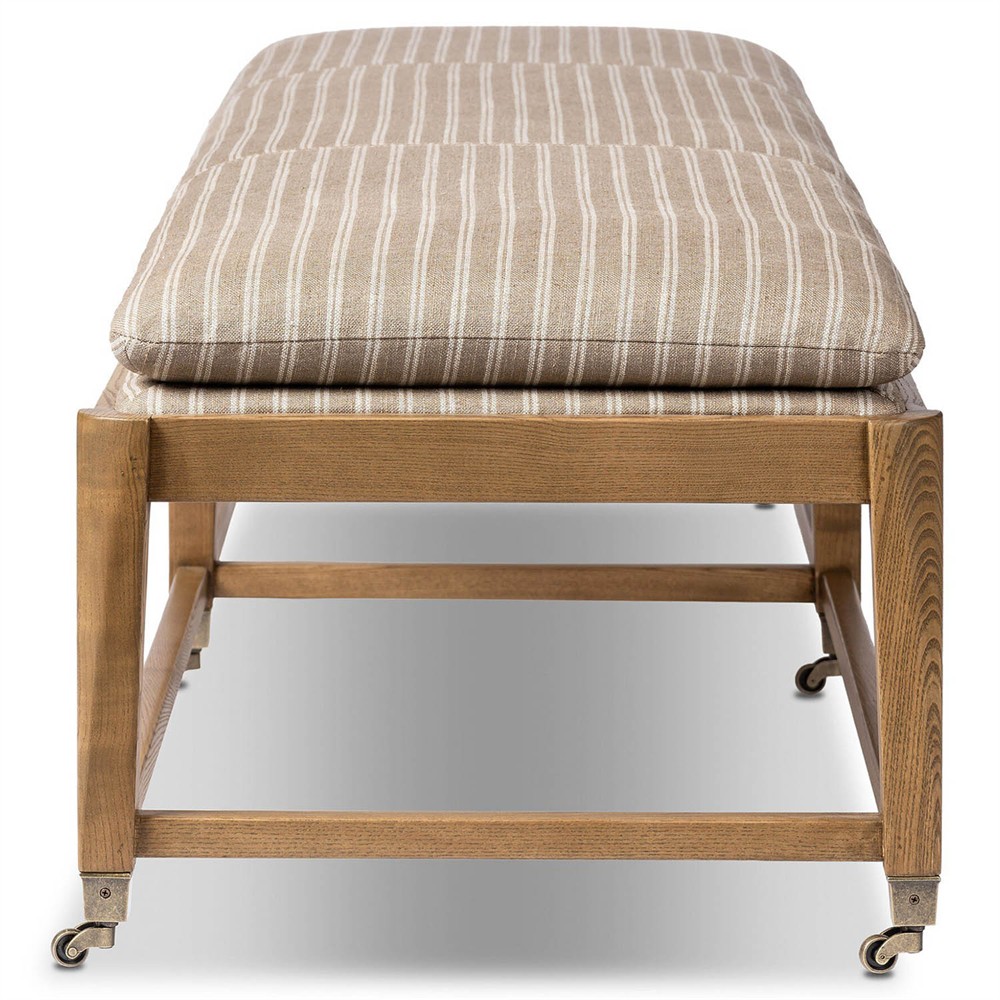 Eleanor Rodin Sand Stripe Accent Bench|