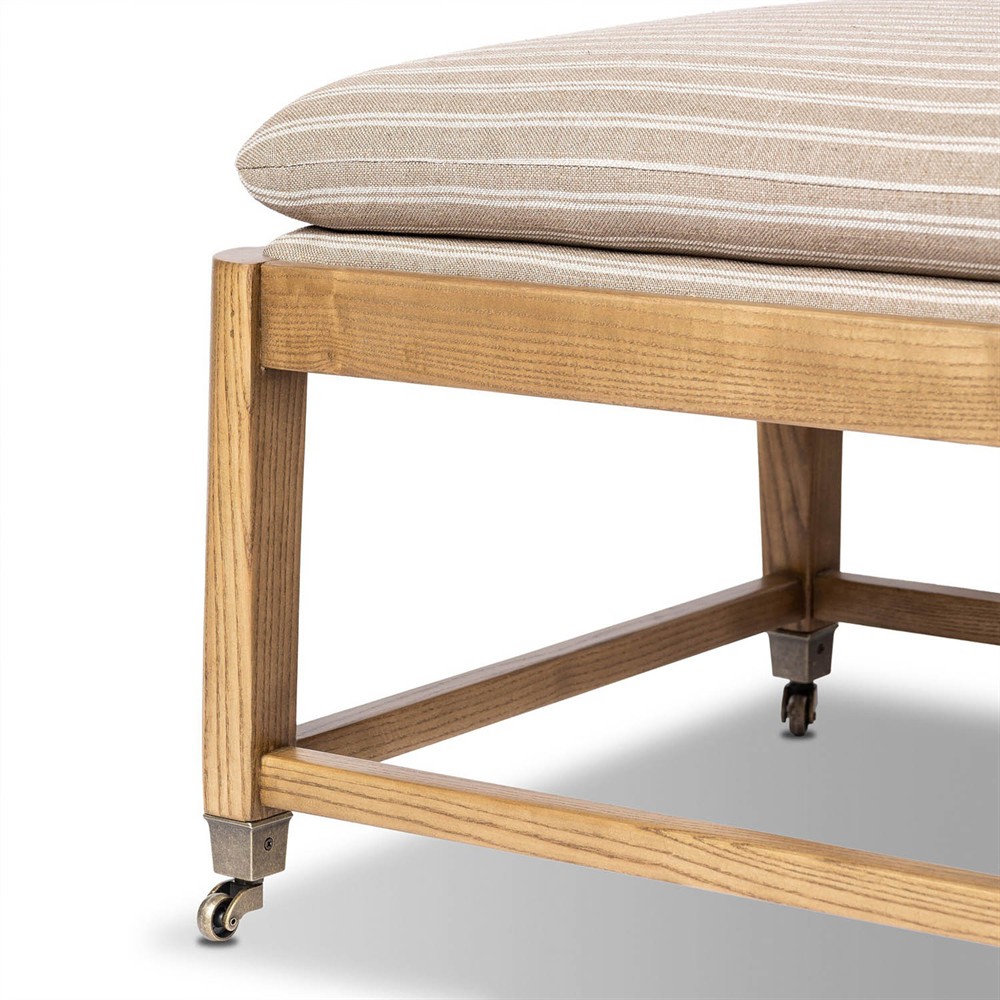 Eleanor Rodin Sand Stripe Accent Bench|