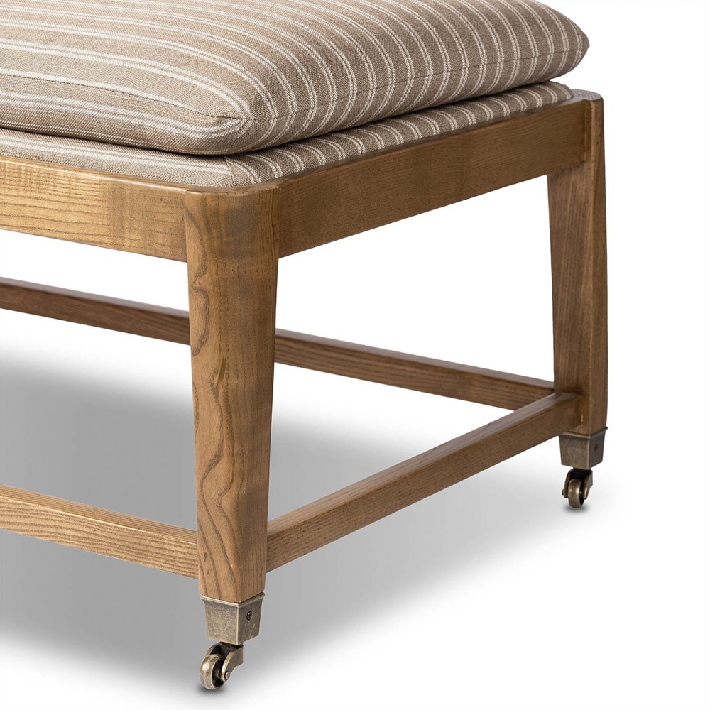Eleanor Rodin Sand Stripe Accent Bench|