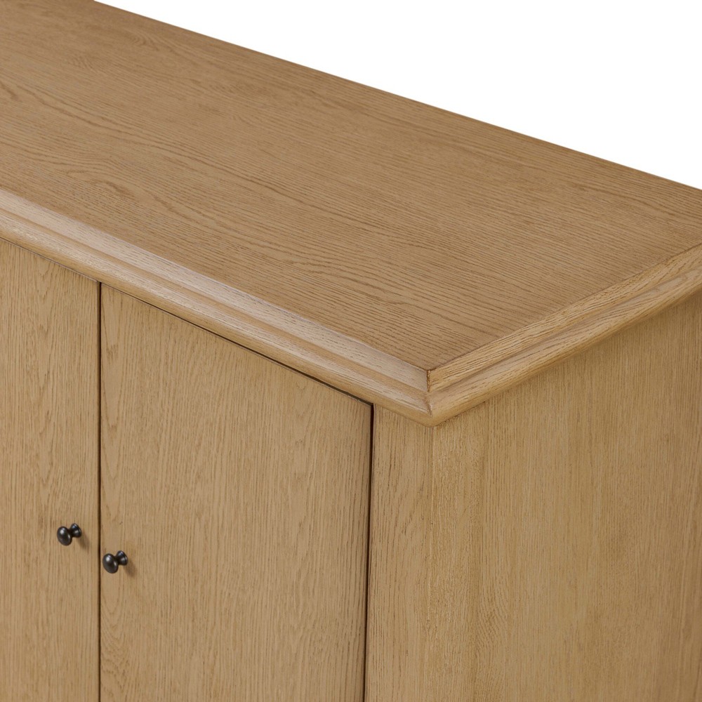 Fairview Coastal Beach Light Wash Oak Media Console - 92"|