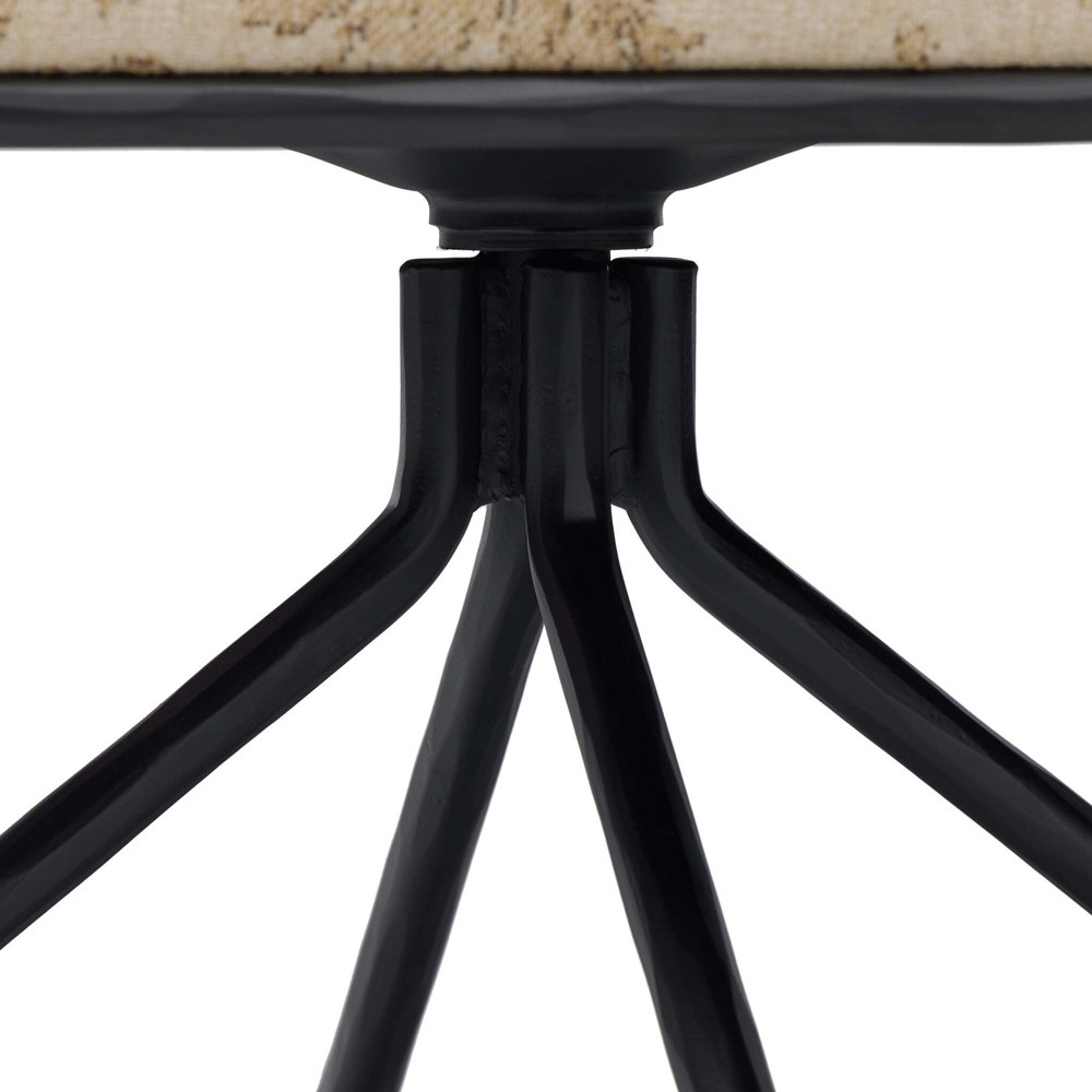 Faryn Modern Classic Beige Printed Office Chair|