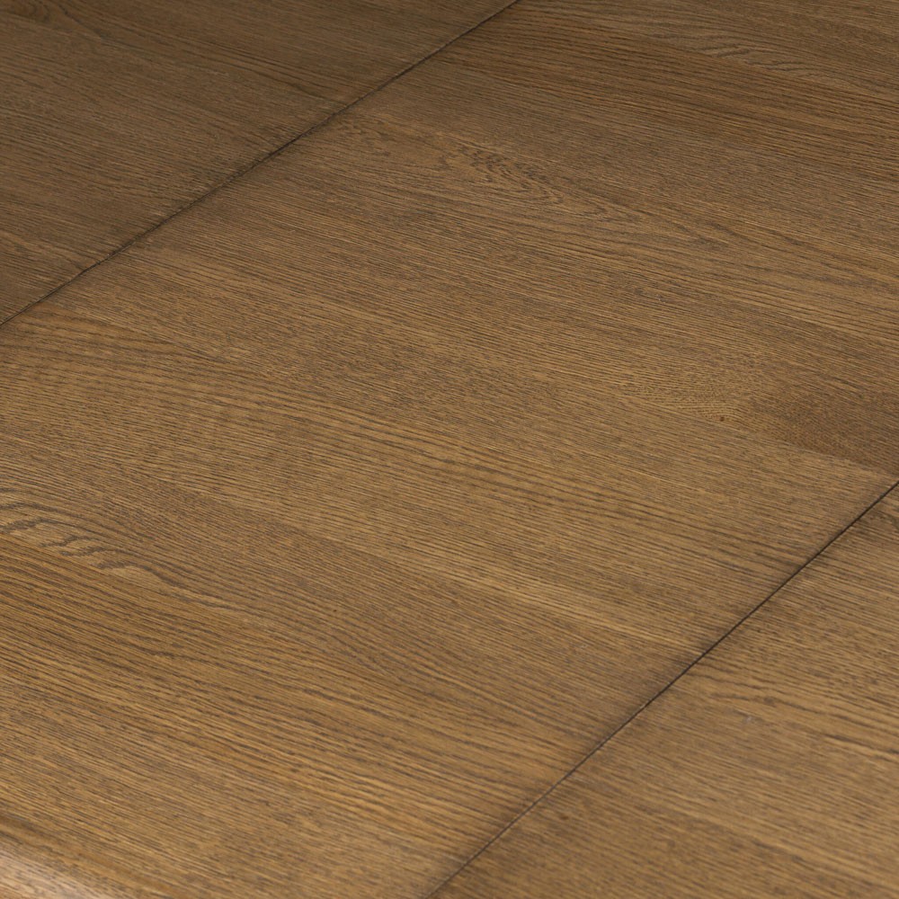 Bonnie Rustic Lodge Brown Oak Extendable Dining Table - 78-98"|