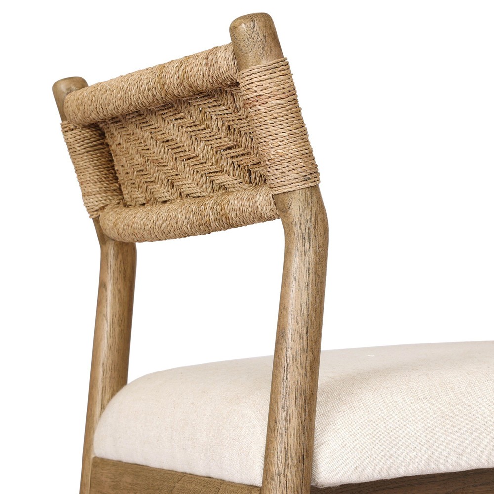 Raynor Coastal Beach Natural Wood Counter Stool|