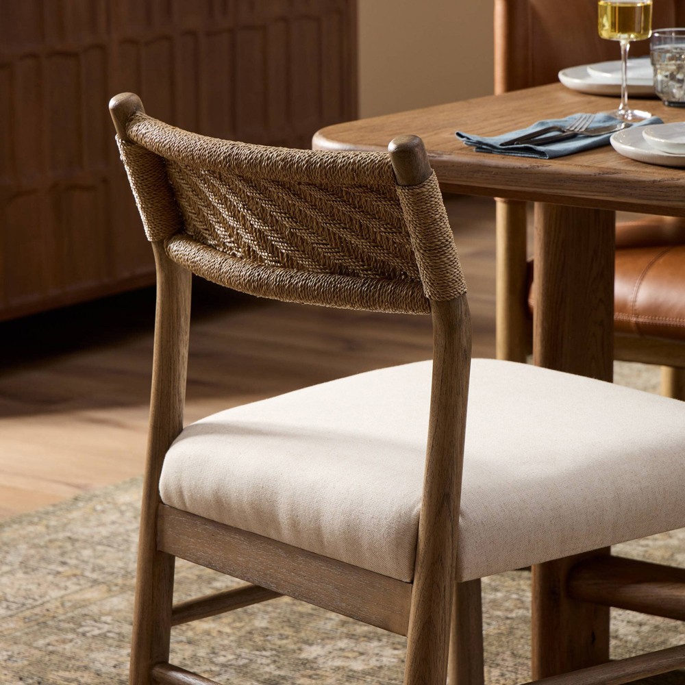 Raynor Coastal Beach Natural Wood Dining Chair|