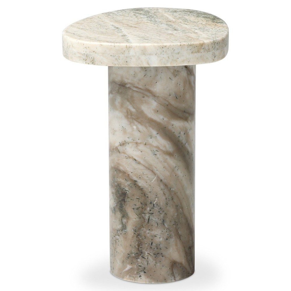 Zayden Modern Classic Beige Onyx End Table|